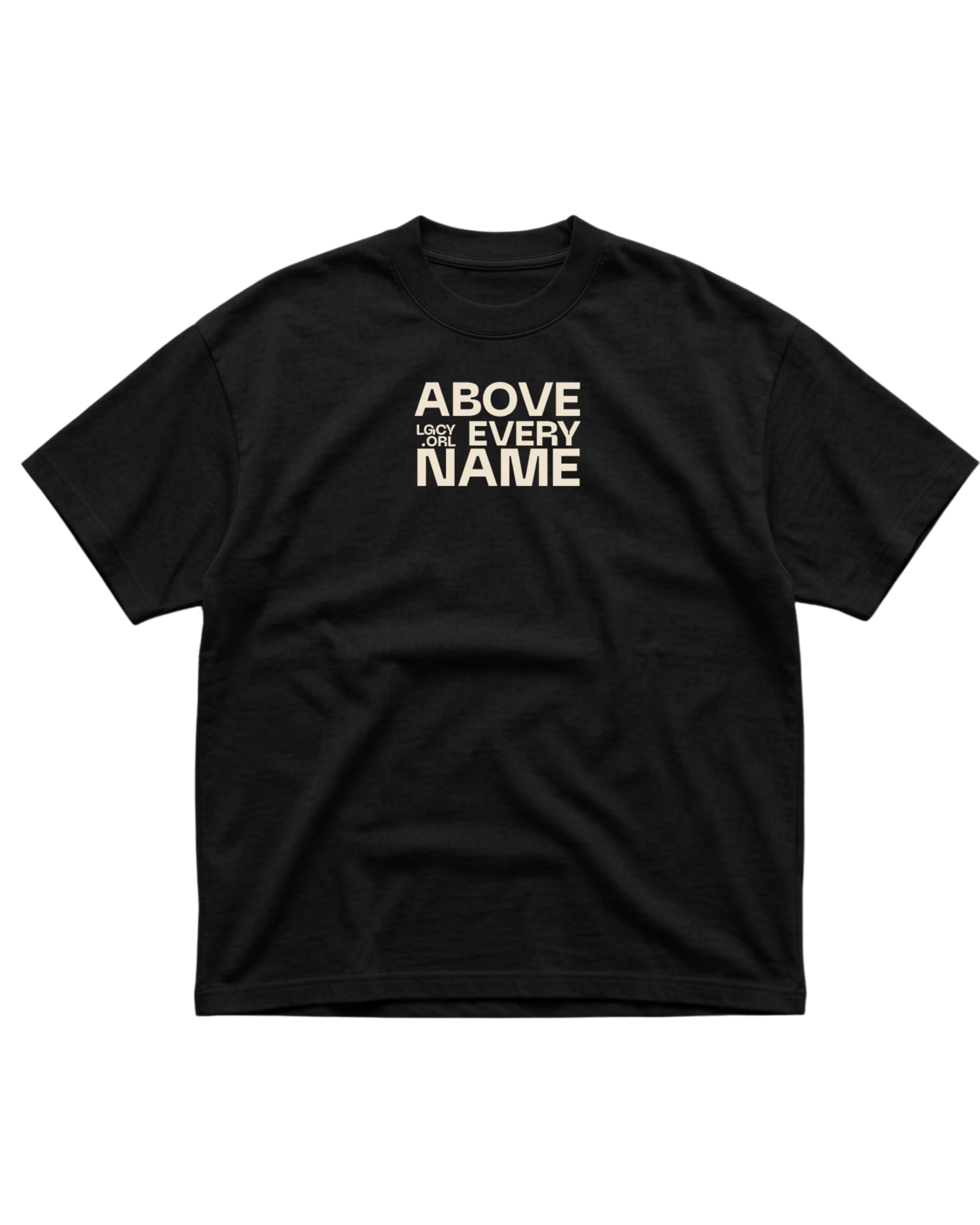 Above Every Name Tee, front view