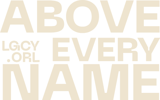 Above Every Name collection logo